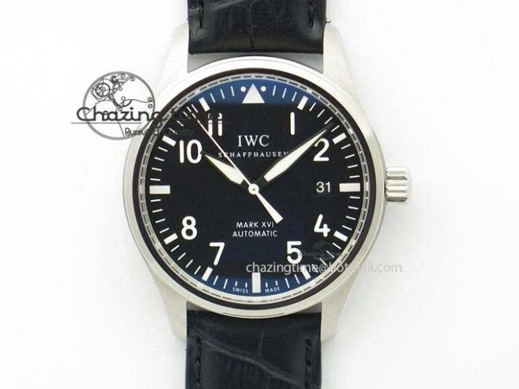 MIROTIME 0124 Affordable Big Pilot IW329703 M+F 1:1 Best Edition Black Dial on Black Nylon Strap MY 7004